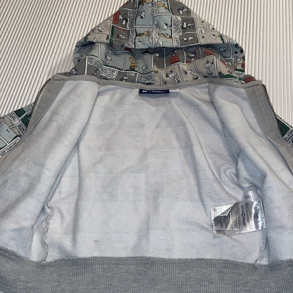 Baby Gap+Peanuts Hoodie Sweatshirt Sz 2T - Picture 5 of 8